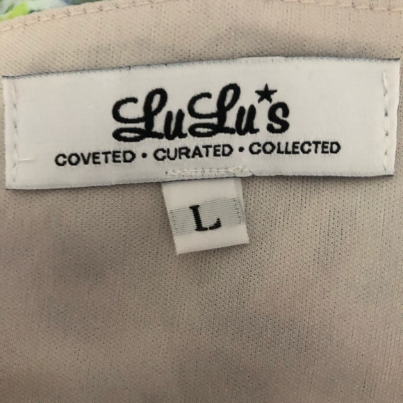 😁 floral dress with blue/green/white  flowers - Picture 4 of 4